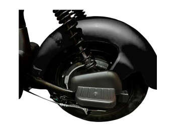 Электроскутер Двухместный Crosser Mini (450W, 48V,12Ah) Черный-2