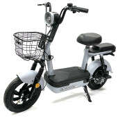 Электроскутер Двухместный Crosser Mini (450W, 48V,12Ah) Серый