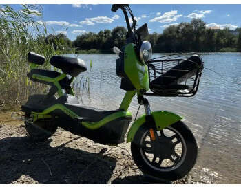 Електроскутер Двомісний Crosser CR1 (500W, 60V, 20ah)  Зелений-2