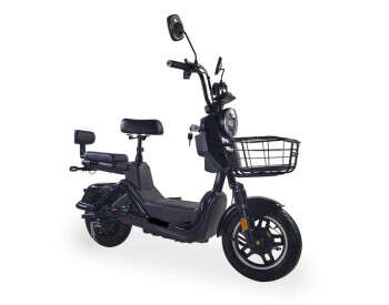 Электроскутер Двухместный Crosser CR2 (800W, 60V, 24ah) Черный -3
