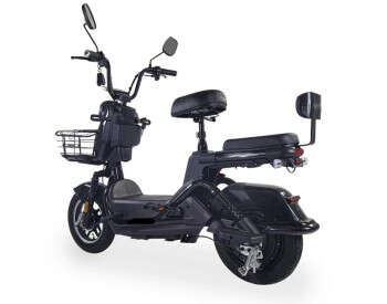Электроскутер Двухместный Crosser CR2 (800W, 60V, 24ah) Черный -1