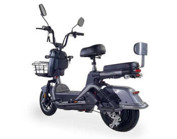 Електроскутер Двомісний Crosser CR2 (800W, 60V, 24ah) Сірий-3