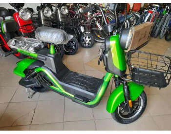 Электроскутер Двухместный Crosser CR2 (800W, 60V, 24ah) Зеленый-4