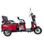 Электроскутер Грузопассажирский Crosser CARGO 10 трёхколёсный  (1500W 60V, 32Ah) Красный