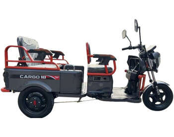 Електроскутер Вантажопасажирський Crosser CARGO 10 триколісний (1500W 60V, 32Ah) Сірий-0