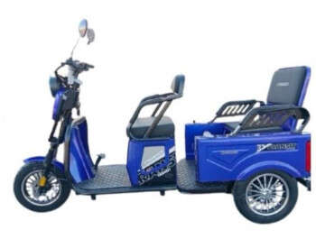 Електроскутер Вантажопасажирський Crosser CARGO 10 триколісний (1500W 60V, 32Ah) Синій-1