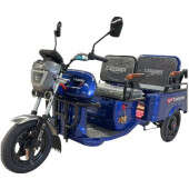 Электроскутер Грузопассажирский Crosser CARGO 10 трёхколёсный  (1500W 60V, 32Ah) Синий