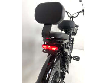 Электровелосипед двухместный MINAKO V6 (1000w,48v,21Ah) +PASS-система + корзина-16