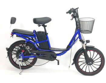 Електровелосипед Двомісний Minako V4 PRO (800W, 60V, 24Ah) +Pas система Синій-0