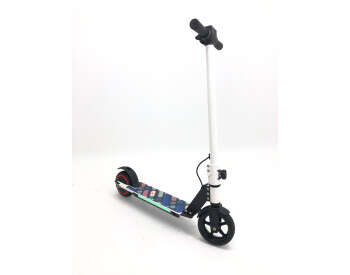 Детский Электросамокат E-Scooter ES3 LED Белый-0