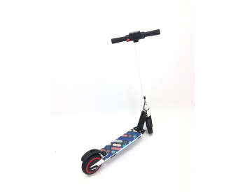 Детский Электросамокат E-Scooter ES3 LED Белый-5