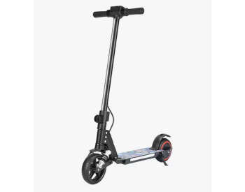 Дитячий Електросамокат E-Scooter ES3 LED +амортизатор Чорний-1