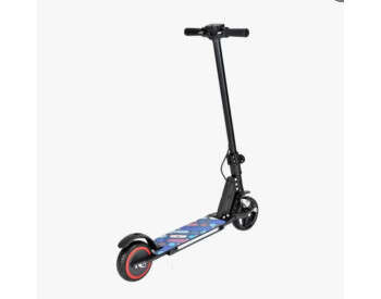 Дитячий Електросамокат E-Scooter ES3 LED +амортизатор Чорний-2