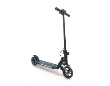 Дитячий Електросамокат E-Scooter ES3 LED +амортизатор Чорний-0