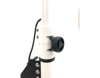 Детский Электросамокат E-Scooter ES3 LED +амортизатор Белый-5