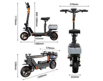 Электросамокат Cruzzer M4 Max (1000W 48V 21Ah)  -2