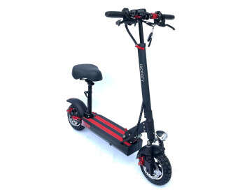 Электросамокат с Сиденьем E-Scooter M4 PRO  (1000W, 18Ah) +вольтметр +Ключи-пульты-0