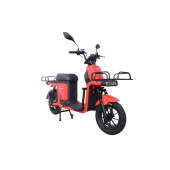 Електроскутер Вантажний з двома великими багажниками Crosser MAX PRO (1200W  72V 24Ah) Червоний