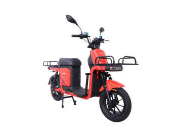 Електроскутер Вантажний з двома великими багажниками Crosser MAX PRO (1200W  72V 24Ah) Червоний-0