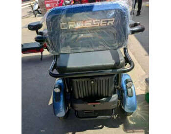 Электроскутер Трехколесный Crosser TR1 Pro (1200W, 72V, 24Ah) Синий-5