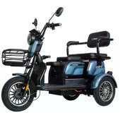 Электроскутер Трехколесный Crosser TR1 (600W, 72V, 20Ah) Синий