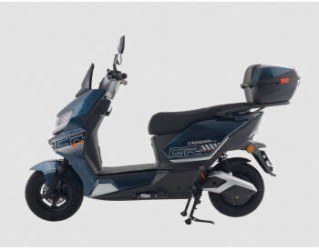 Электроскутер Двухместный Crosser CR20 (2500W, 72V/30Ah) Синий-2