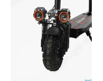 Электросамокат Best Scooter BS-90712 с сиденьем (1200W, 48V, 21Ah) Черный-4