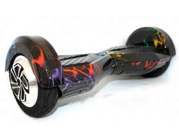Гіроборд 8" Smart Balance Lambo Premium Кольорові блискавки-0