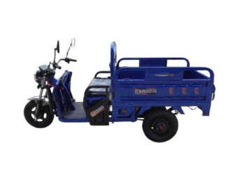 Вантажний триколісний електроскутер-самоскид CROSSER Cargo 13" (1500W 60V, 45Ah) Синій-0