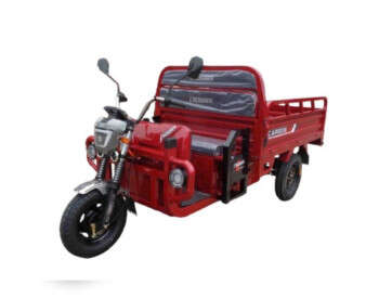 Грузовой трёхколёсный электроскутер-самосвал CROSSER Cargo 12" (1500W 60V, 32Ah) Красный-0